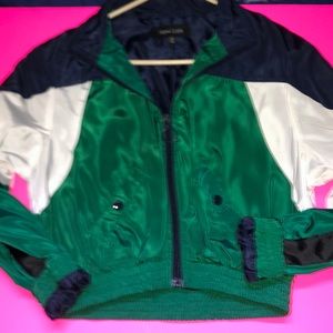 CROPPED WIND BREAKER
